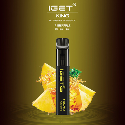 A pena descartável de venda quente do vape do REI 2600 sopros de Austrália IGET com cor diferente dos tipos escolhe