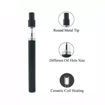 Capacidade feita sob encomenda e tração cerâmica vazia descartável da bobina 3.7v do cartucho 0.5/1.0ml da pena do vape das cores óleo grosso da auto
