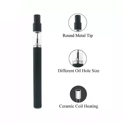 Óleo grosso tração cerâmica descartável da bobina 3.7v dos atomizadores 0.5/1.0ml da pena do vape da auto