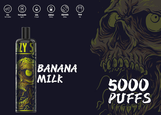 A energia 5000 de Epood da nicotina dos E-cigs 5% sopra pena de Vape