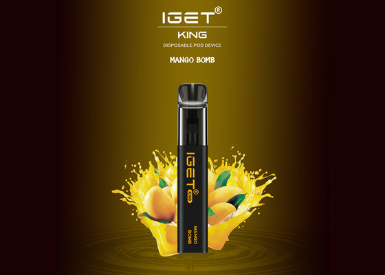 2021 sabores descartáveis da pena 9 do vape do cigarro novo dos sopros do REI 2600 do projeto IGET