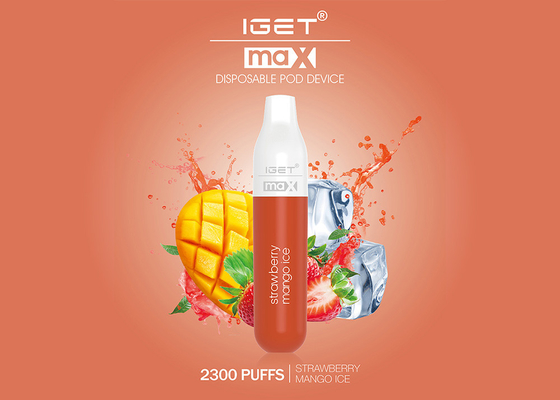 E-cig máximo Vape Pen All Kinds Flavors dos sopros do original 2300 de Iget 100% das vendas diretas
