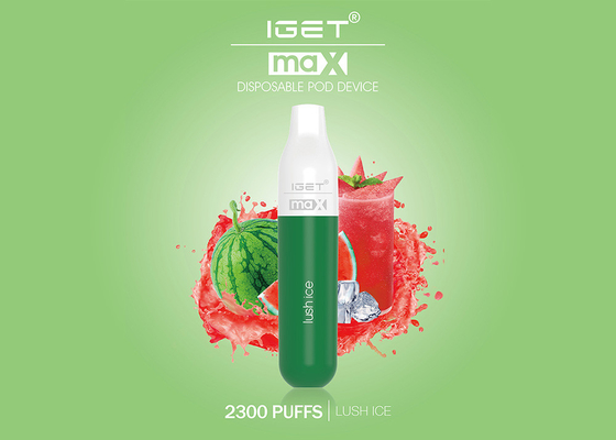 E-cig máximo Vape Pen All Kinds Flavors dos sopros do original 2300 de Iget 100% das vendas diretas