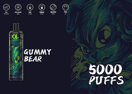 A energia 5000 de Epood da nicotina dos E-cigs 5% sopra pena de Vape