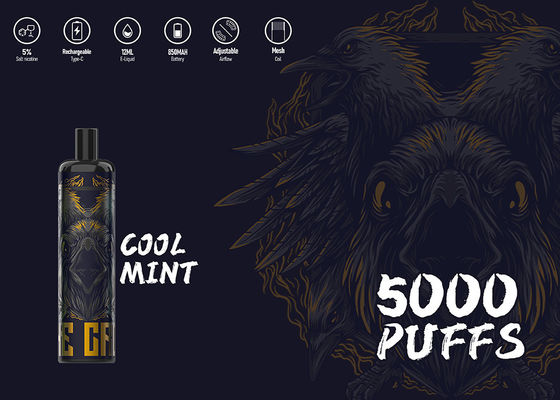 A energia 5000 de Epood da nicotina dos E-cigs 5% sopra pena de Vape