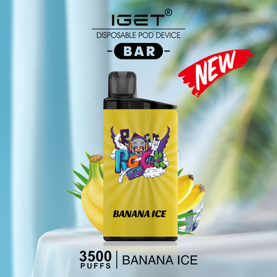 Pena descartável de Vape da BARRA disponível nova da nicotina IGET dos sabores 12ml 5%