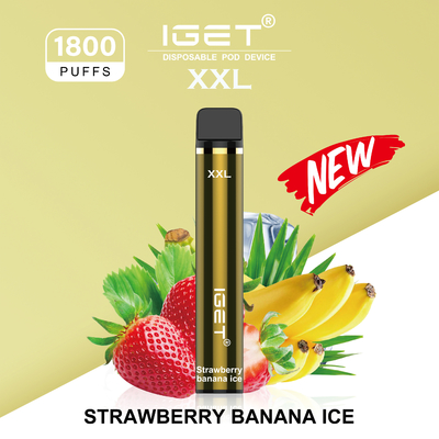 Pena descartável do vape dos sopros eletrônicos originais do xxl 1800 do iget do cigarro da fábrica de IGET