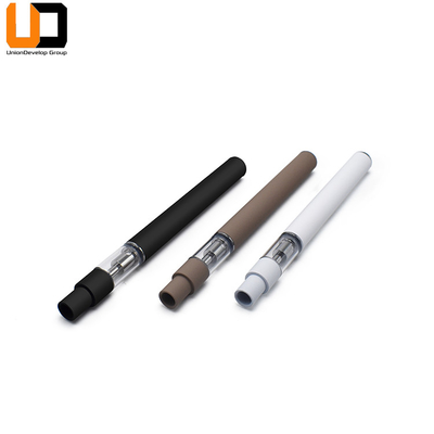 Pena cerâmica de aço inoxidável da bateria D5/D5A CBD Vape da bobina 0.5ml 1.0ml 350mah do tanque de vidro