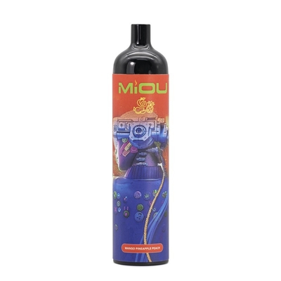A vagem descartável original 9000 do dispositivo de Miou sopra 750 sabores do mAh 20ml 10 recarregáveis