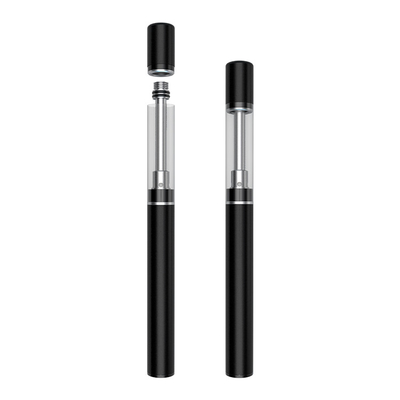 Pena cerâmica de aço inoxidável da bateria D5/D5A CBD Vape da bobina 0.5ml 1.0ml 350mah do tanque de vidro