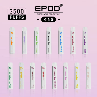 O rei congelado Rechargeable Vape Pen Device 3500 de Epod da uva sopra
