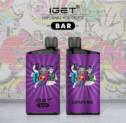 Da pena descartável do vape dos sopros da barra 3500 de Iget do limão da framboesa de Blackberry sabores novos
