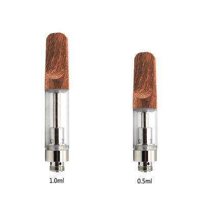 Ponta de madeira de 510 linhas em volta dos cartuchos descartáveis lisos de CCELL Vape