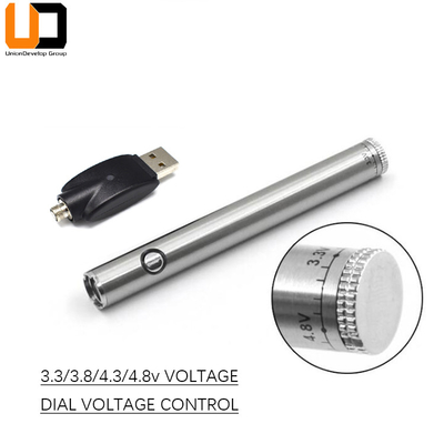 Bateria recarregável de alta qualidade do cartucho da linha de Vape Pen Battery 510 do óleo de 350mAh CBD
