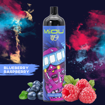 No dispositivo descartável da vagem do suco de sal da nicotina do vape 5% da extra grande dos sopros de Miou 9000 do estoque