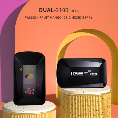 Sopros duplos os mais atrasados do modelo IGET de IGET os 2100 com 9 sabores