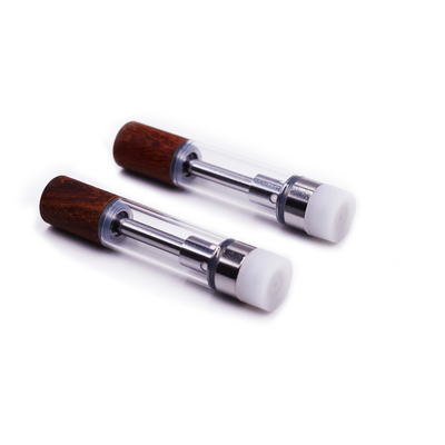 Cartucho de escape cerâmico de Vape da prova da bobina 1ML do thc de madeira do delta 8 da ponta