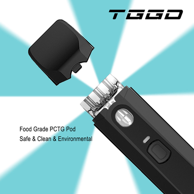 Pré-aquecimento descartável feito sob encomenda profissional de Cbd com a vagem descartável recarregável do botão 1ml 280mAh Vape