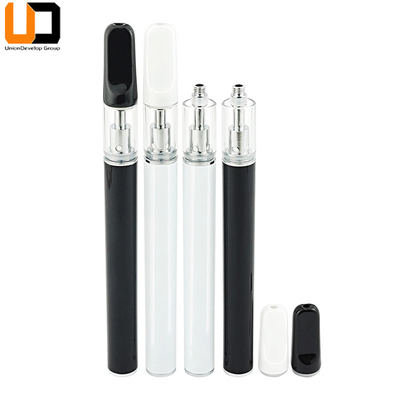 Pena cerâmica feita sob encomenda recarregável/descartável 400mAh do vape do óleo do thc do cbd da bobina do logotipo 0.5/1.0ml