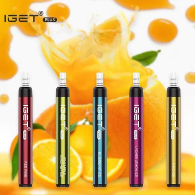 Cigarro autêntico Iget de 100% Iget E mais 1200 a pena de Vape da nicotina dos sopros 4.8ML 5%