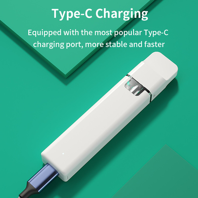 bobina cerâmica da capacidade 2ml que aquece a bateria descartável de CBD Vape Pen With 350mah