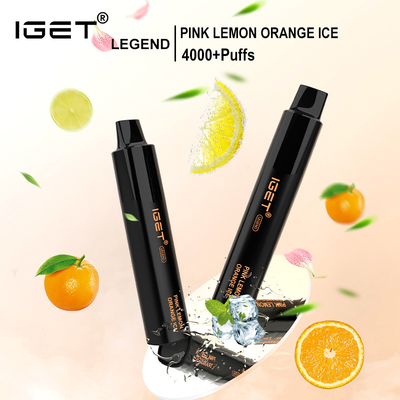 Pena descartável original do vape dos sopros 12ml da LEGENDA 4000 da fonte IGET da fábrica