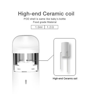Ajuste de aço inoxidável da vagem 316 descartáveis de CBD Vape para óleo grosso/fino