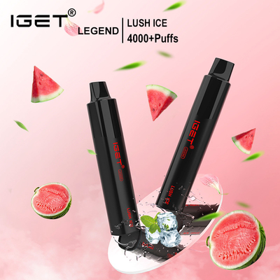 5% 4000 sopros 1350 da legenda diferente da cor IGET do mah pena descartável do vape