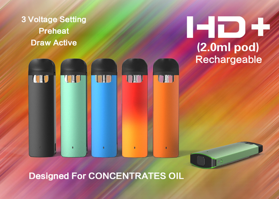 Pena grossa variável de Vape do óleo da tensão 4x1.5mm Cbd da bobina P22 cerâmica