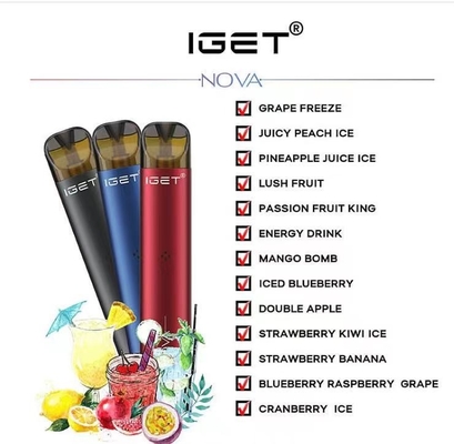 IGET descartável substituível NOVA Vape Kit With 13 sabores