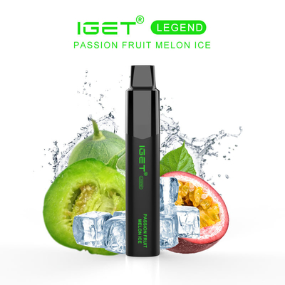 12ml sopros Vape descartável da LEGENDA 4000 da capacidade IGET com a bateria 1350mAh